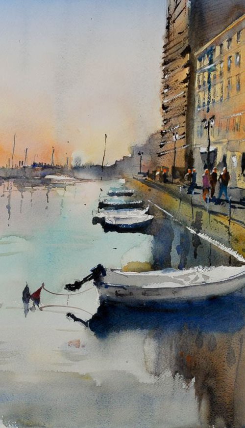 Trieste  Canal Grande by Flavio Furlan