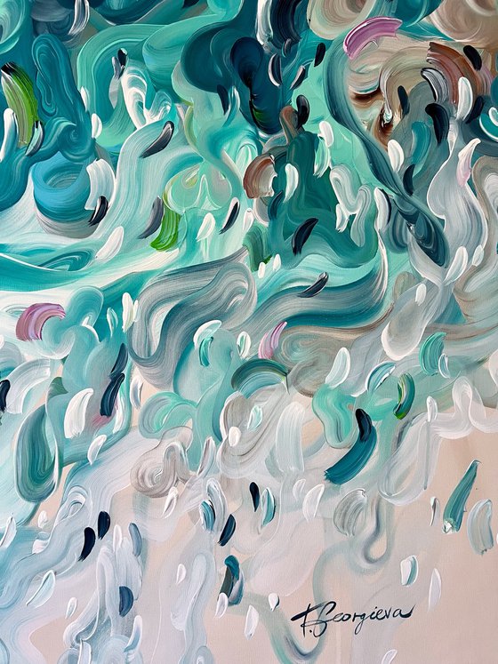 ‘Ocean's spirit, unfolding'