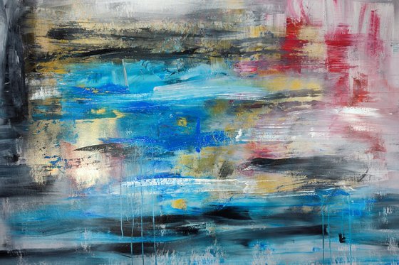 large paintings for living room/extra large painting/abstract Wall Art/original painting/painting on canvas 120x80-title-c728