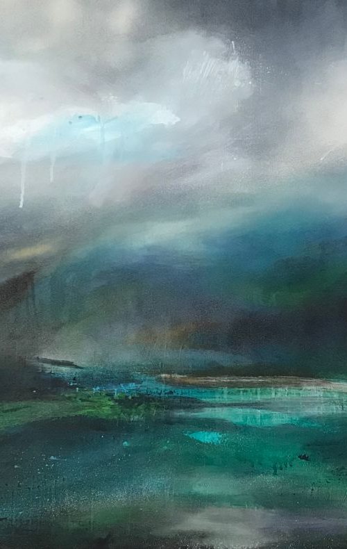 Green mist by Amanda Lakin Art