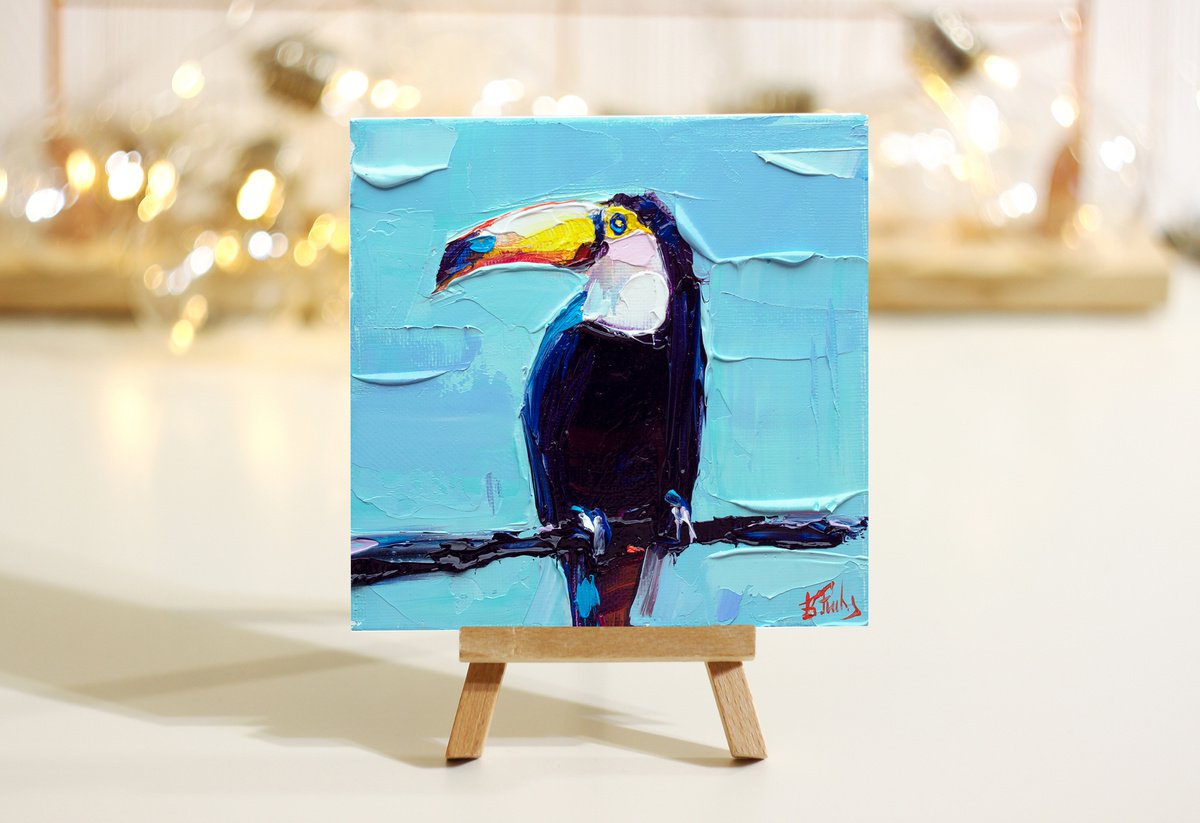 Toucan Bird Painting by Bozhena Fuchs
