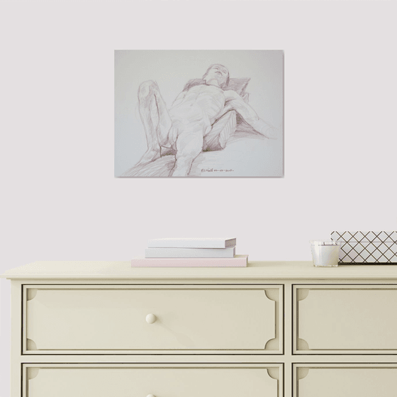 reclining male nude