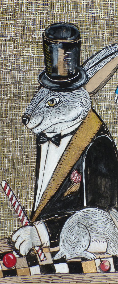 Magic tricks in the circus by Elizabeth Vlasova
