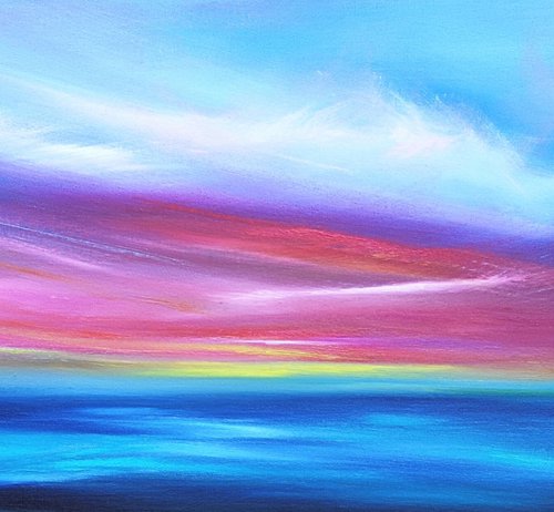 Pure - Panoramic Seascape by Mel Graham