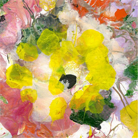 Flower Candy 1 - Floral Painting by Kathy Morton Stanion