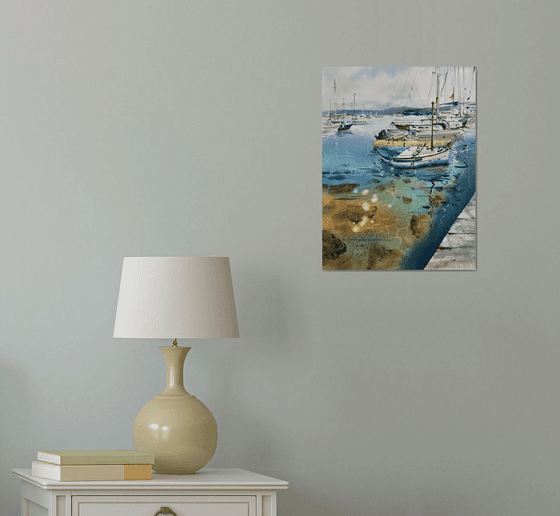 Yachts at anchor #20