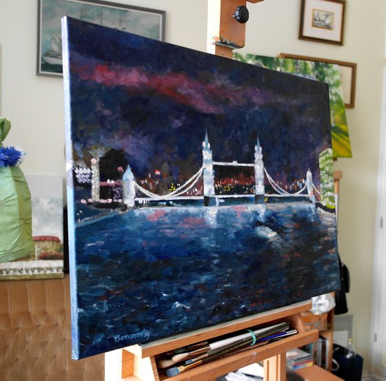 London, Night Tower Bridge