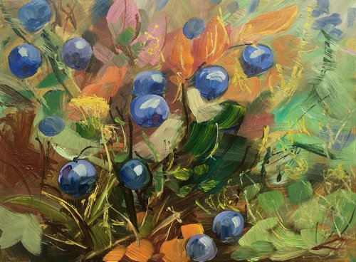Blueberries by Elena Sokolova