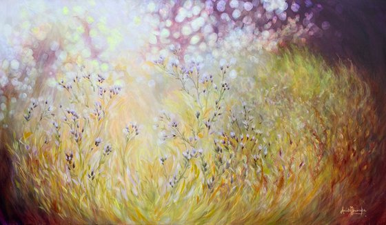 'Endings...Beginnings' -Wild Meadow painting