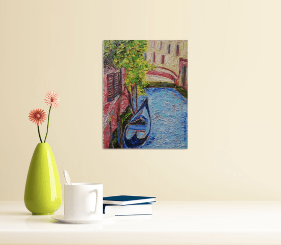 "Venice in Spring" Original Oil Painting 9x7"