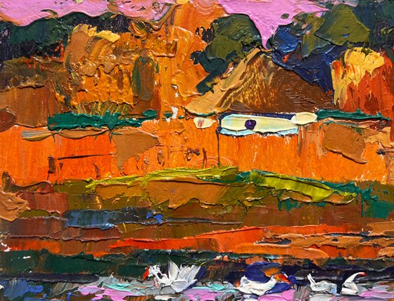 Evening by the lake