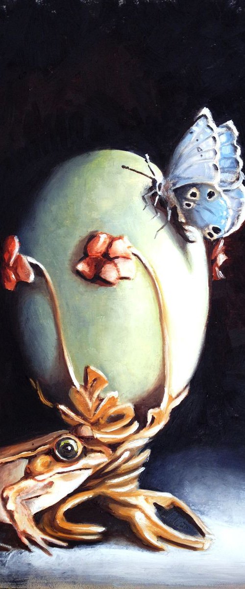 Frog on Faberge n 2 by Valentina Toma' aka Zoe Chigi