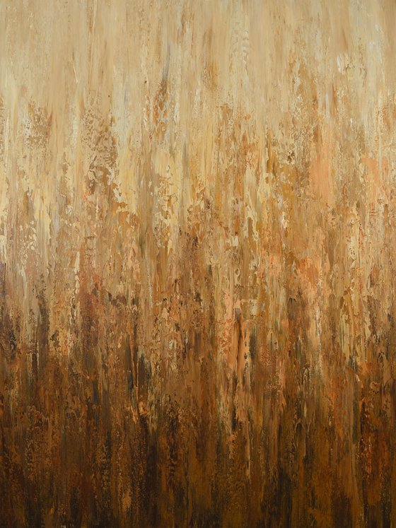 Golden Wheat - Abstract Wheat Field