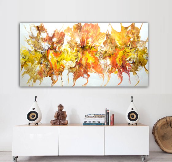 Autumn Melody - Extra Large Abstract Painting