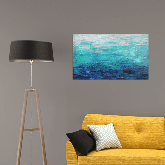 Reflection of water /  ORIGINAL PAINTING