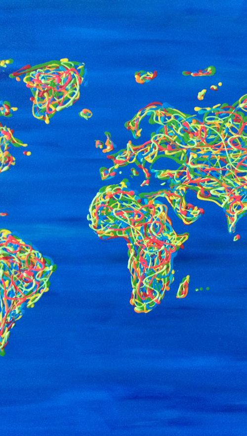 World Map by Julia Daboul