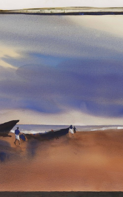 Feelings galore, on seashore by Prashant Prabhu