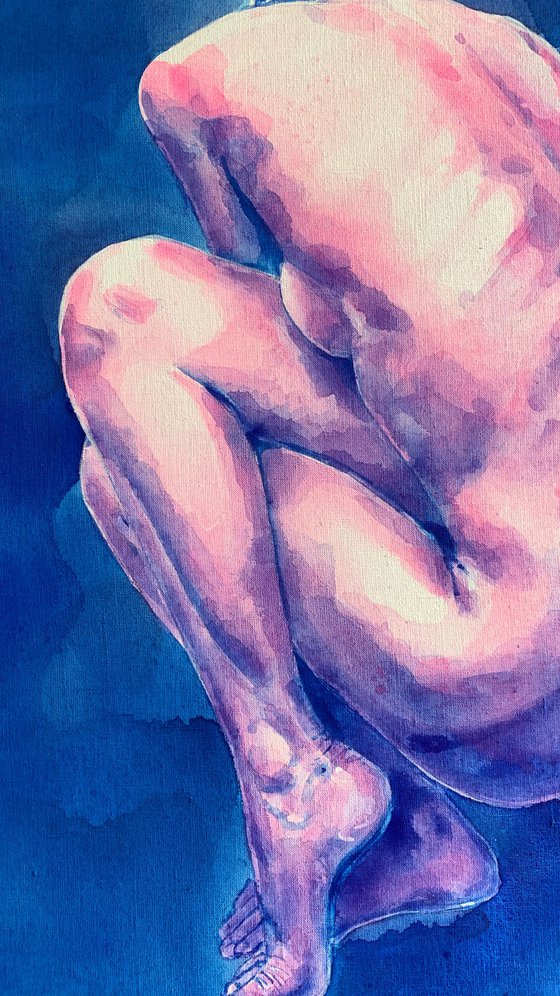 Contemporary nude woman