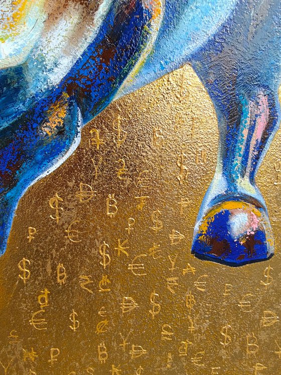Charging Bull on Wall Street