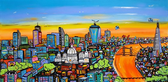 Futuristic Illusion of London