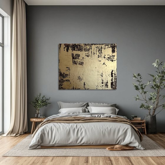 Greengold on grey