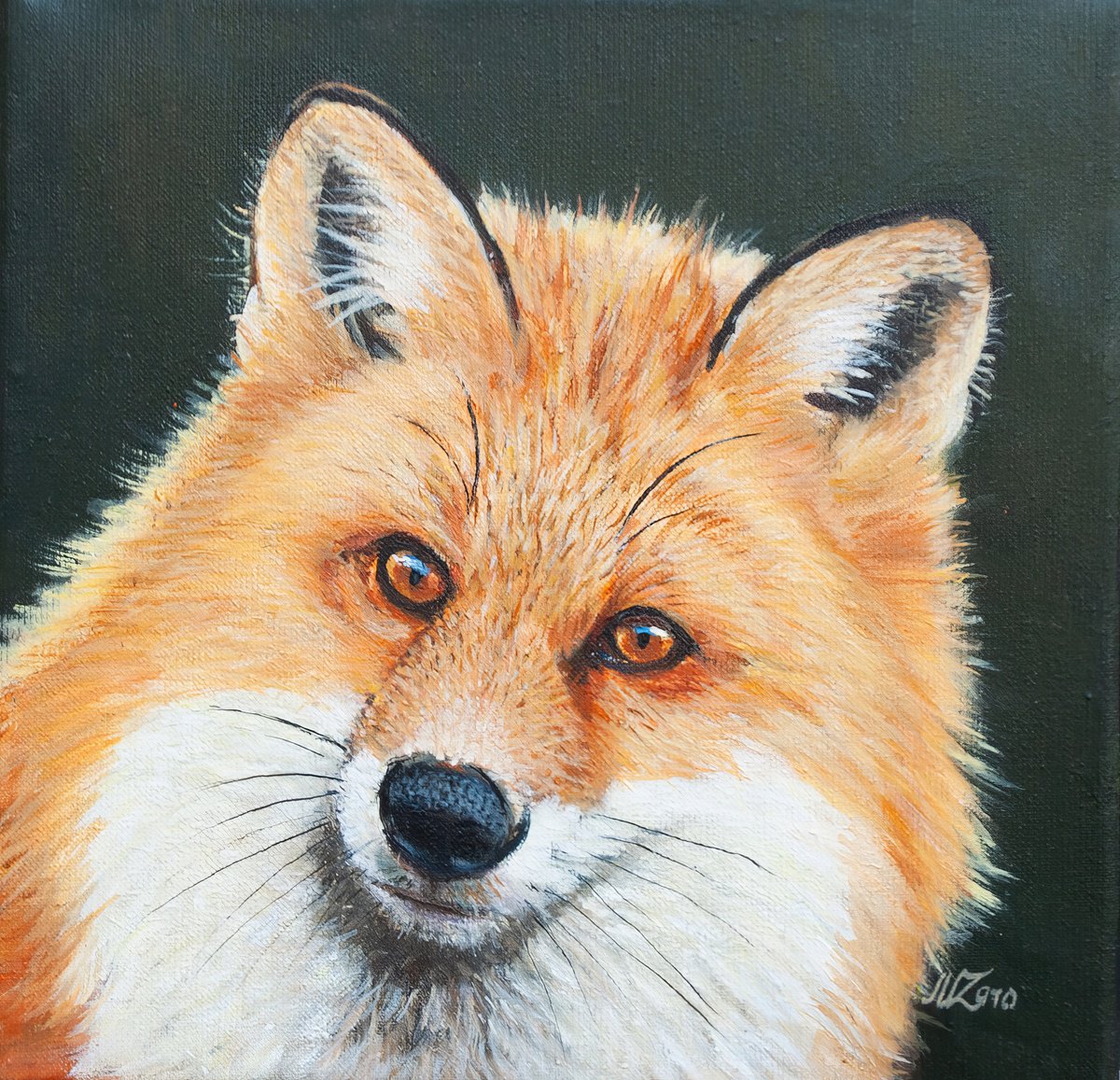 Little red fox by Norma Beatriz Zaro