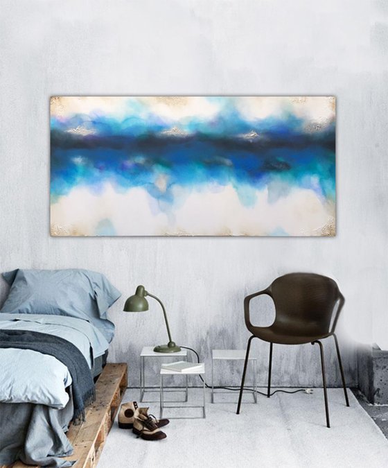 ice blue (140 x 70 cm)