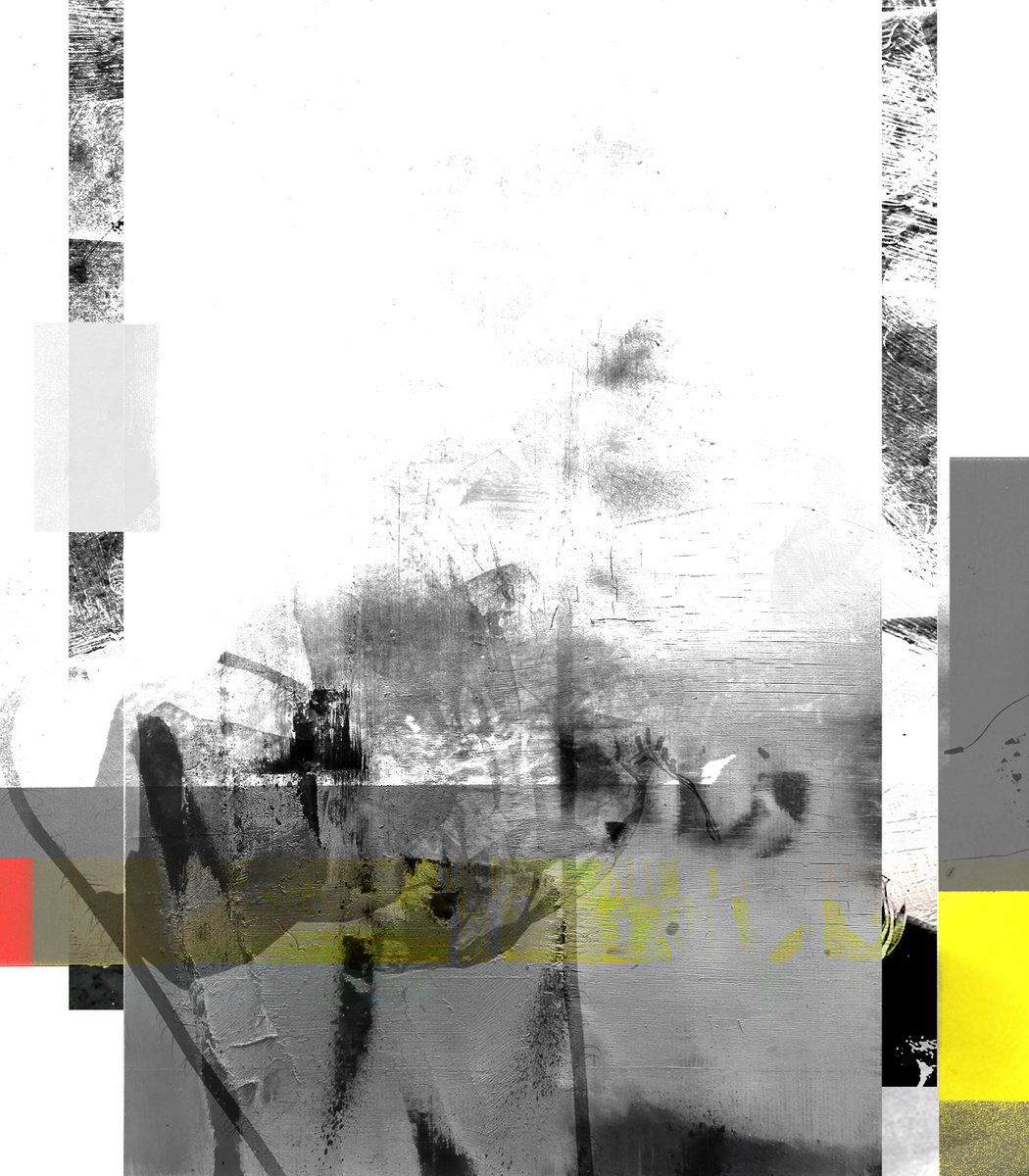 Abstract Limited Edition Print By The Most Active, 15 X 17", Watch It All Fade Away, Original Artwork