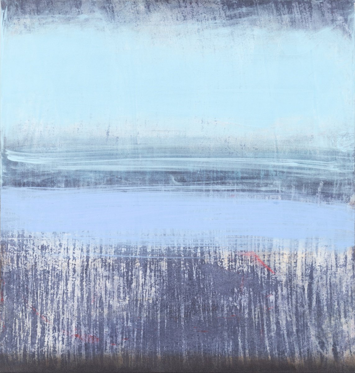 Abstract Acrylic Painting By Rokas Berziunas, 39 X 41", No. 24-69, Original Artwork