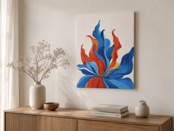 Luminous Botanica-Blue Flame