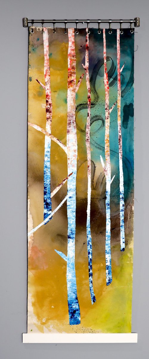 Tree Tapestry by Poovi Art