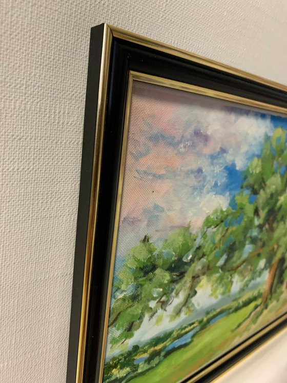 Landscape with a tree
