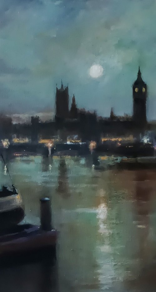 Thames Nocturne, London by Alan Harris