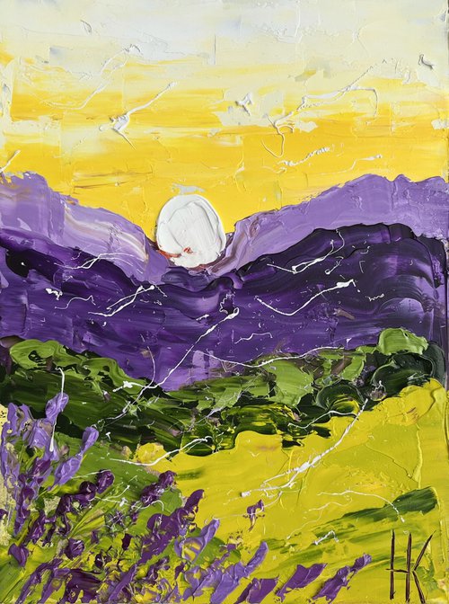 Tuscany. Lavender Time. by Halyna Kirichenko
