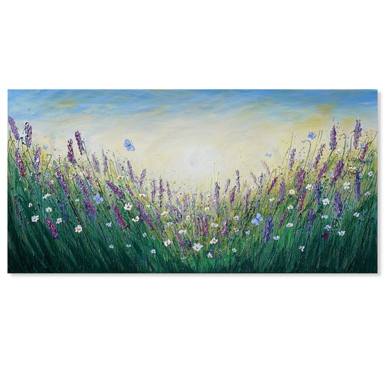 Summer Lavender Field