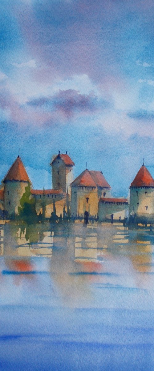 Trakai castle by Giorgio Gosti