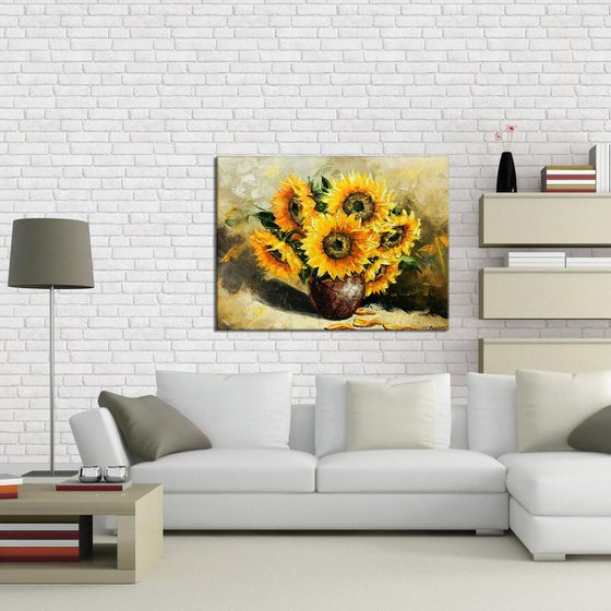 Sunflowers  60x80cm