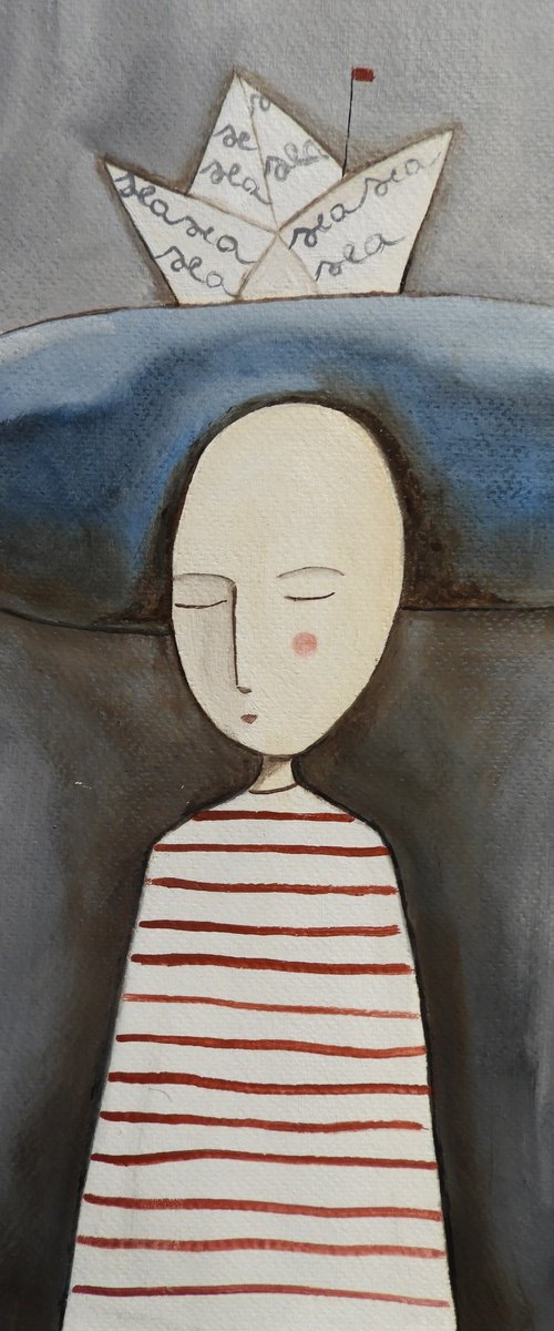 Thinking about the sea by Silvia Beneforti