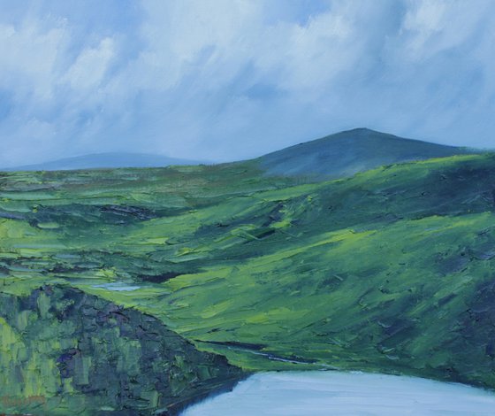 In the Wicklow Mountains, Irish Landscape