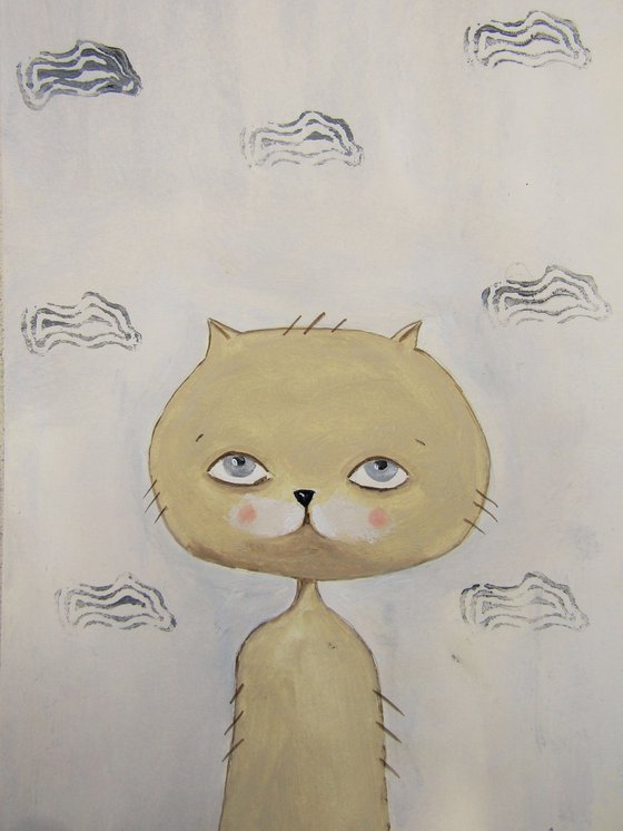 The funny cat