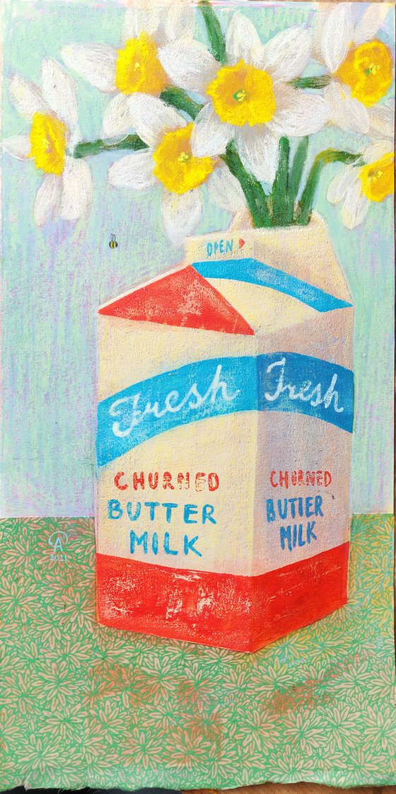 Churned Butter Milk
