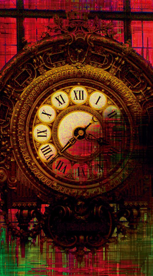 Texturas del mundo, Orsay clock/Original artwork by Javier Diaz