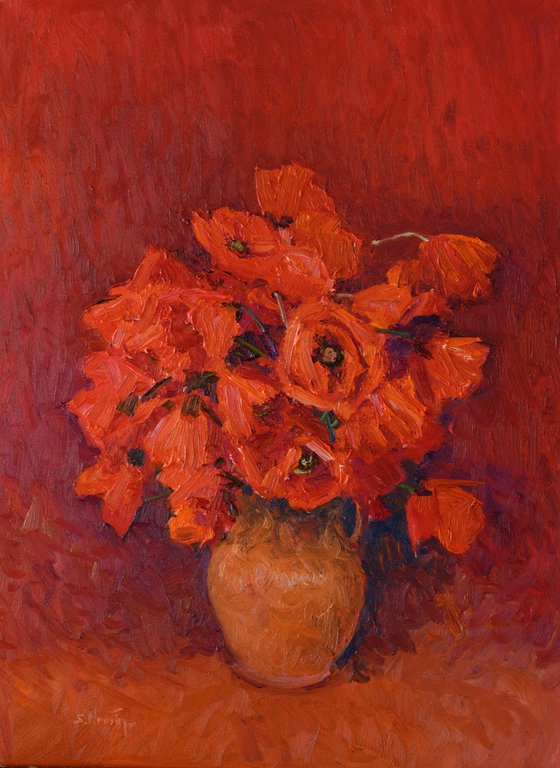 Poppies in the Vase
