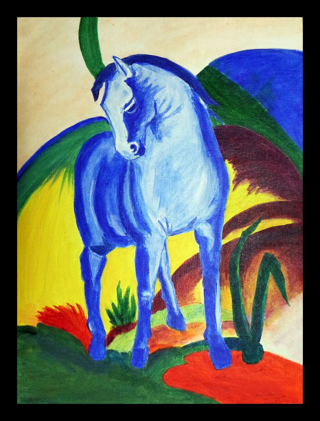 franz marc blue horse
