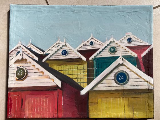 Seaside Beach Huts, Essex