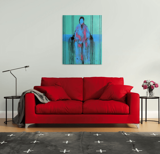 Pastel Green Abstract