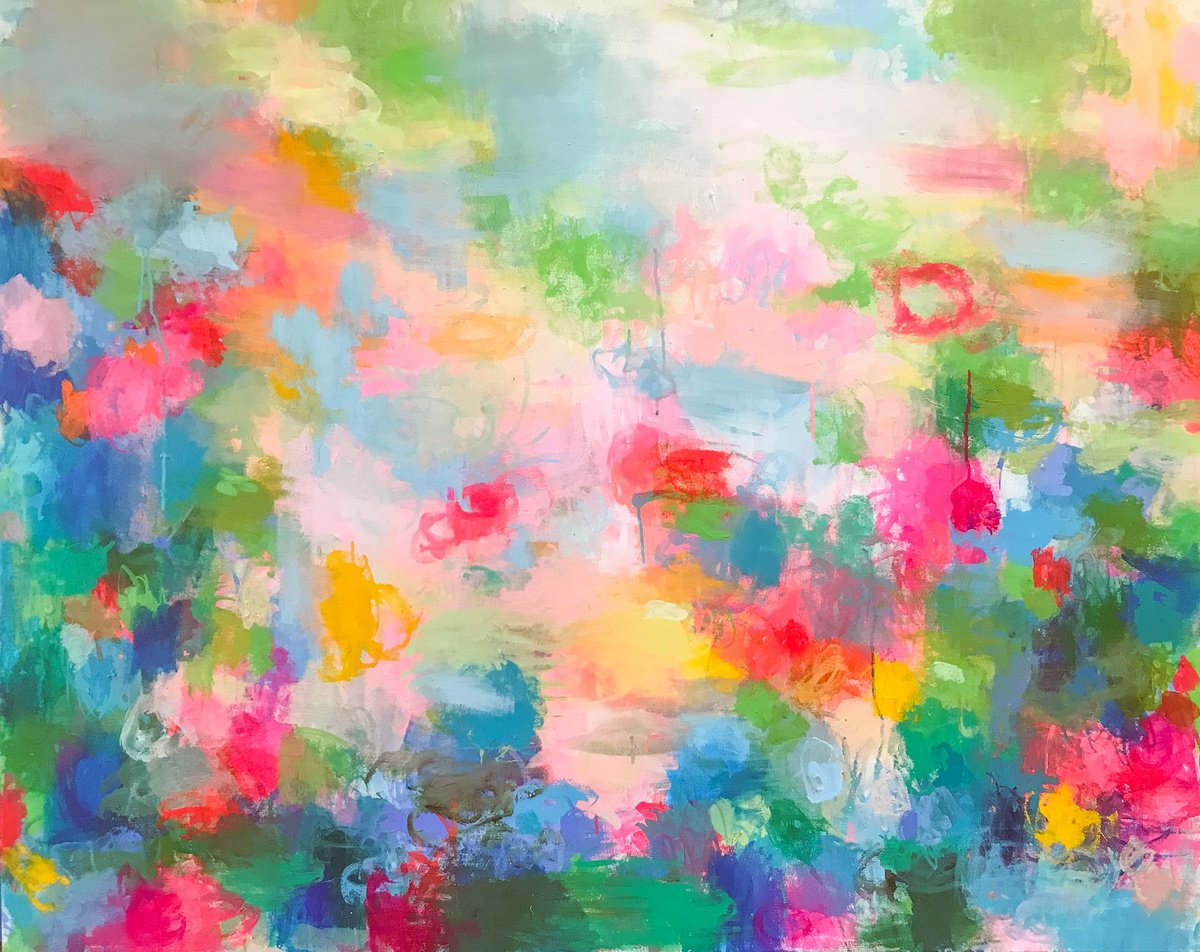Impressionistic Painting , Cloudscape By Sandy Dooley, 59 X 47, Artwork For Sale On Artfinder