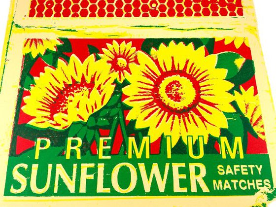 Premium Sunflower Safety Matches