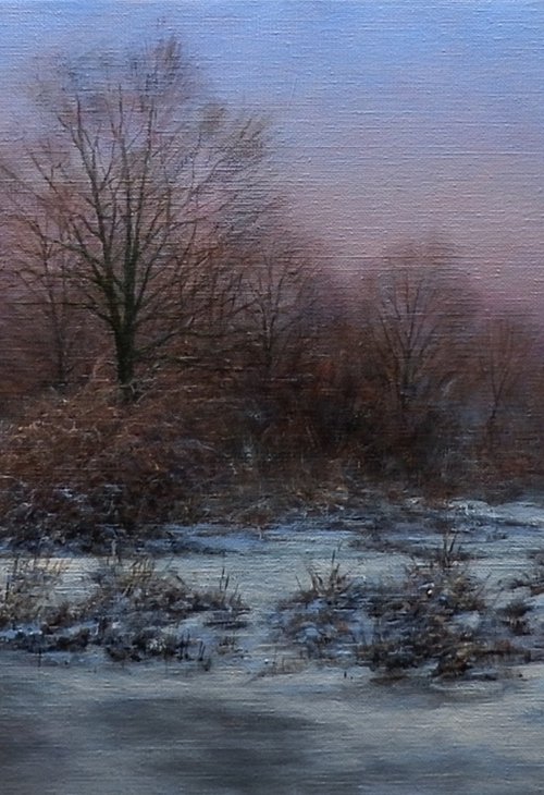 Winter evening by Gerard Kramer