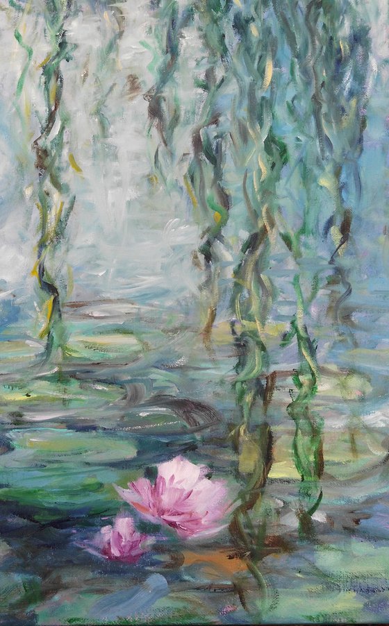 RESERVED for Juliet, Replica of Monet's water lilies 1919